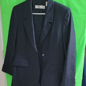 Valerie Stevens Black Wool Blazer